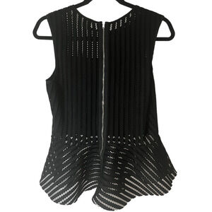J.O.A Los Angeles -  Zipper netted fluted Vest - Women size M